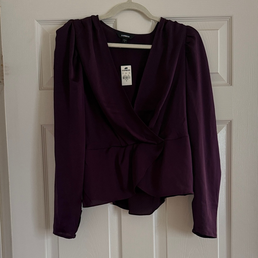 Express Deep Purple Blouse